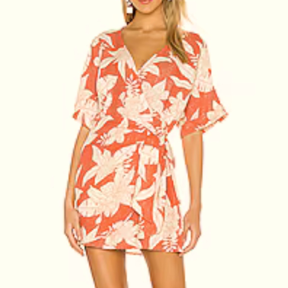 Mala Woven Wrap Dress